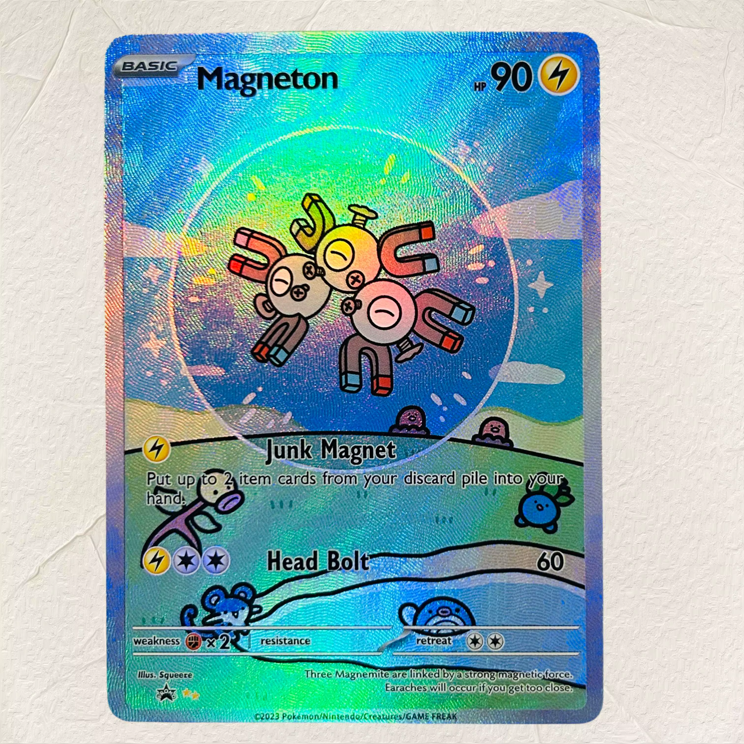 Cartes holographiques DIY Pokémon Totodile, version anglaise, état parfait, collection classique d'anime TCG