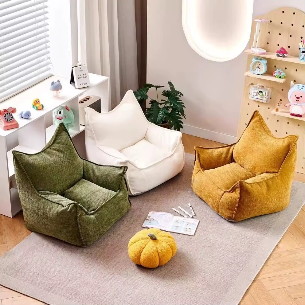 Petit canapé simple, chaise pour chambre d'enfant, salon, bébé, pouf, chaise de loisirs simple, canapé Portable épais Chai