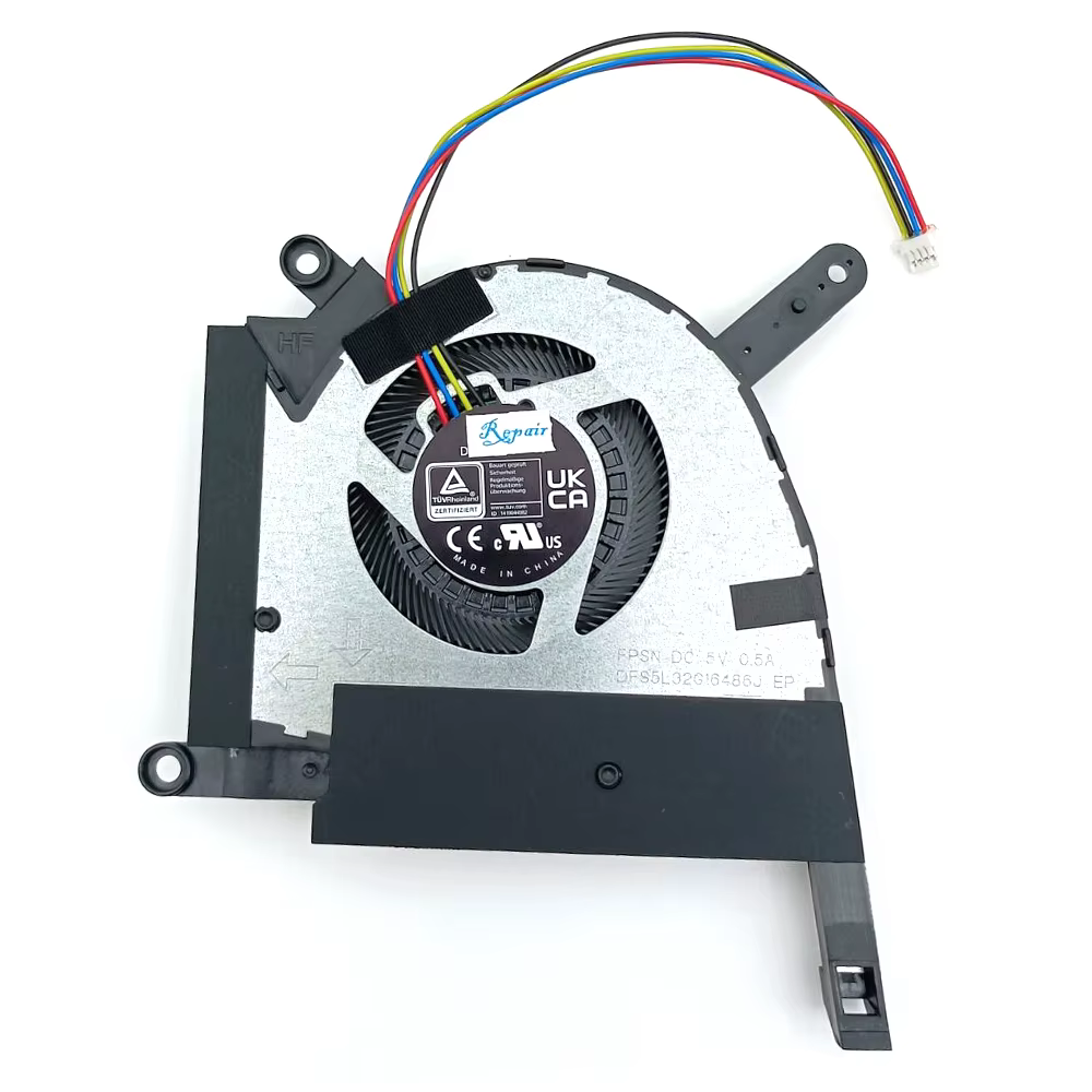 Ventilateurs de refroidissement CPU GPU 5V pour ASUS Tuf Gaming A15 FA507 FA707 FX507 FA507RC FA507RE