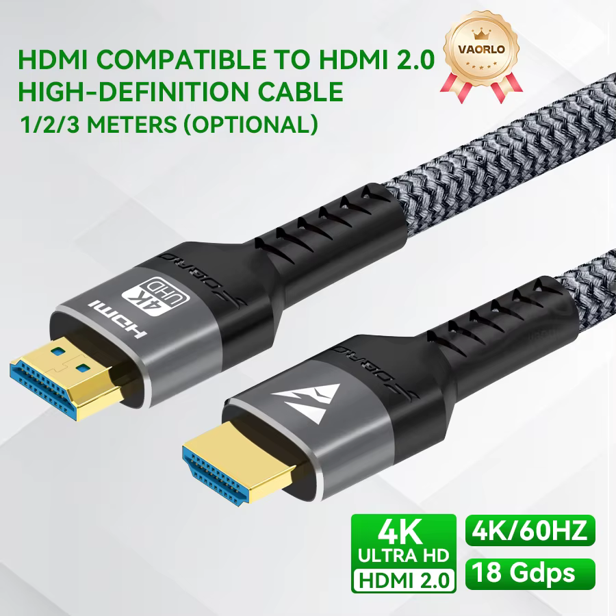 Câble HDMI, compatible 4K 60 Hz