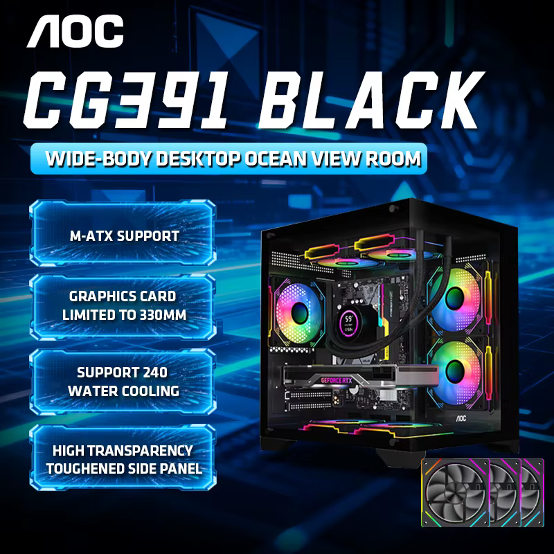 AOC CG391 PC Case MATX Gaming Desktop
