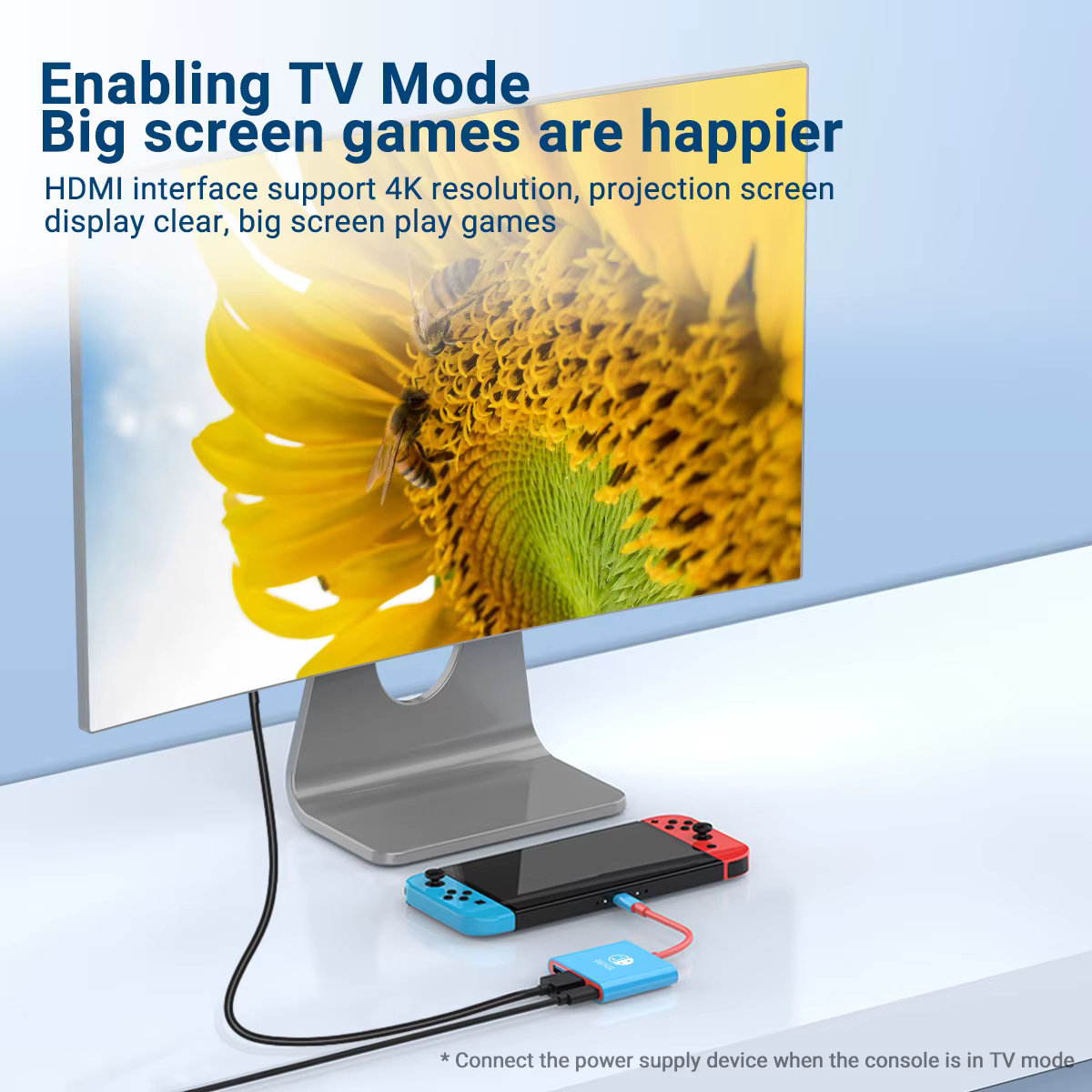 Station d'accueil pour jeux portable Hub TYPE-C avec HDMI et USB 3.0