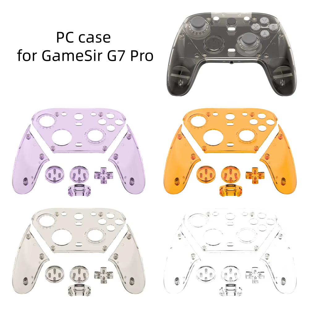 Panneau de remplacement minimaliste Transparent pour contrôleur de jeu GameSir G7 Pro