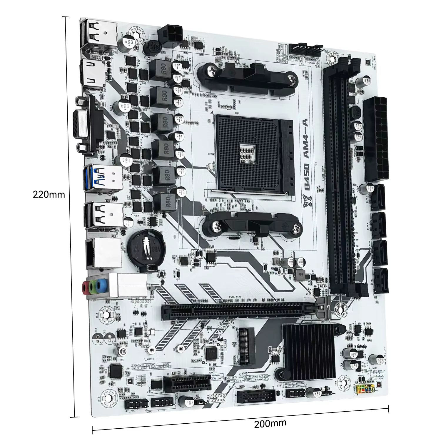 Carte mère B450, processeur AMD
