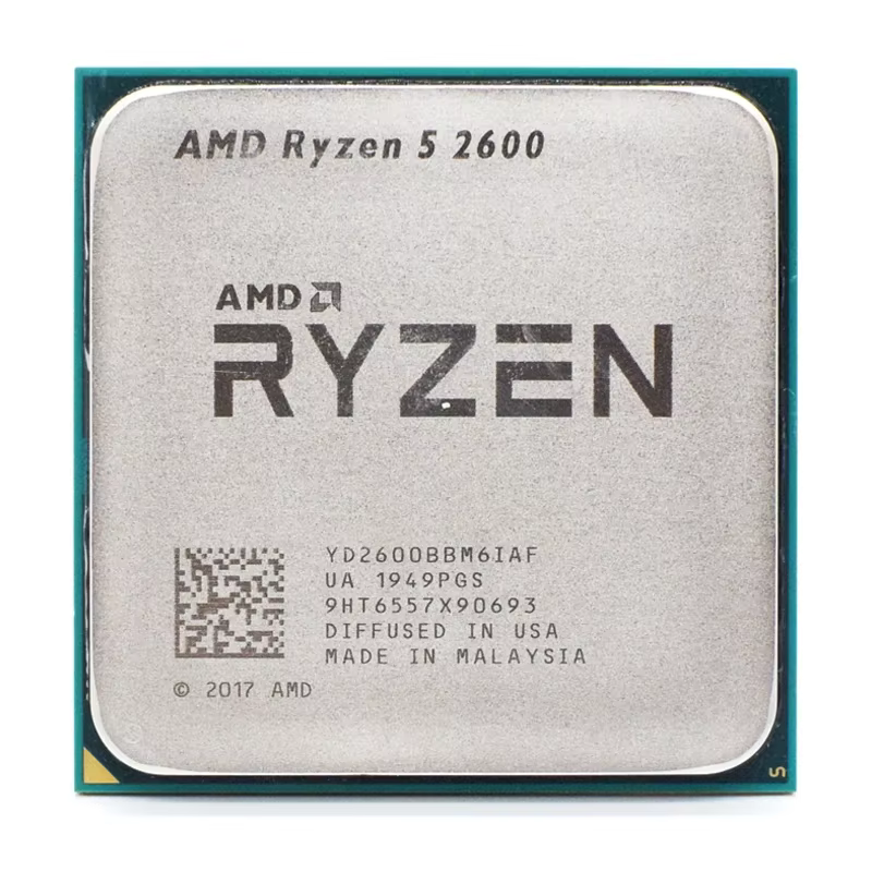 Processeur de jeu pour ordinateur de bureau AMD R5 2600 6C 12T 3.4GHz AM4