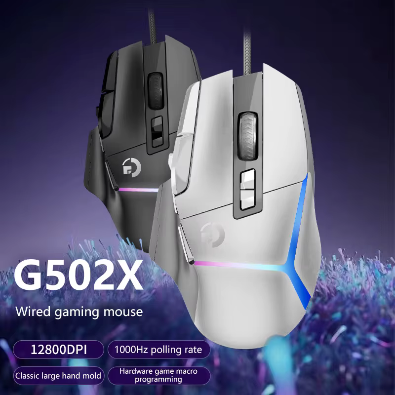 Souris de jeu sans fil ergonomique