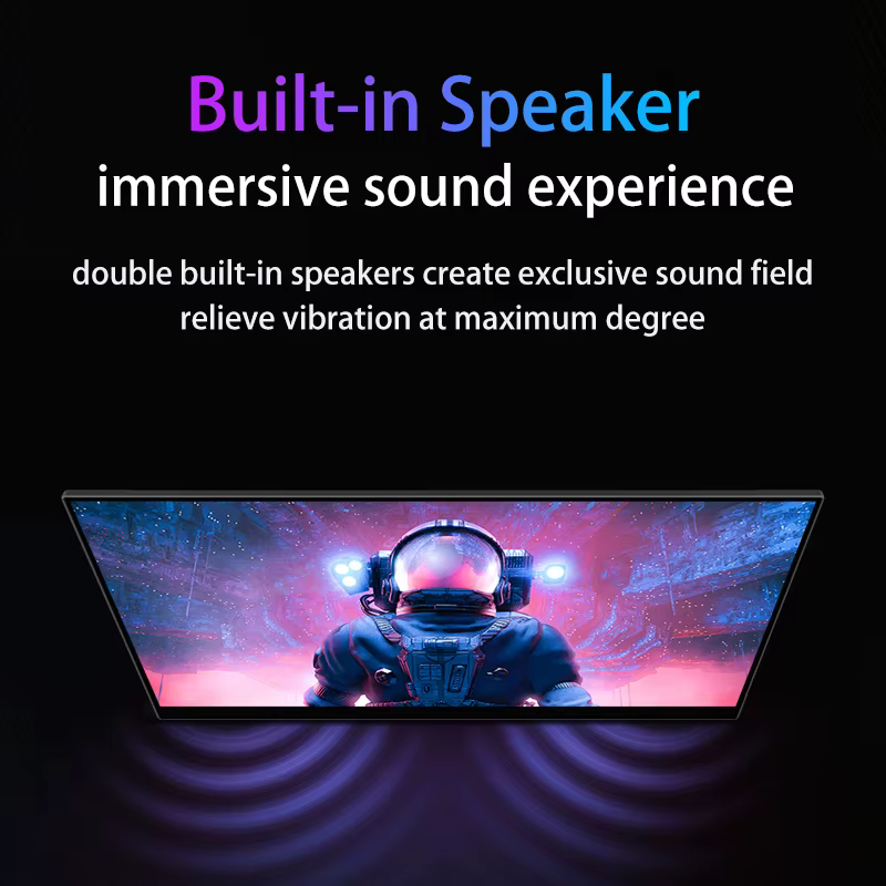 VCHANCE 16 ''2.5K 144hz moniteur Portable écran tactile 2560x1600p 16:10 550nit affichage de jeu pour PC ordinateur