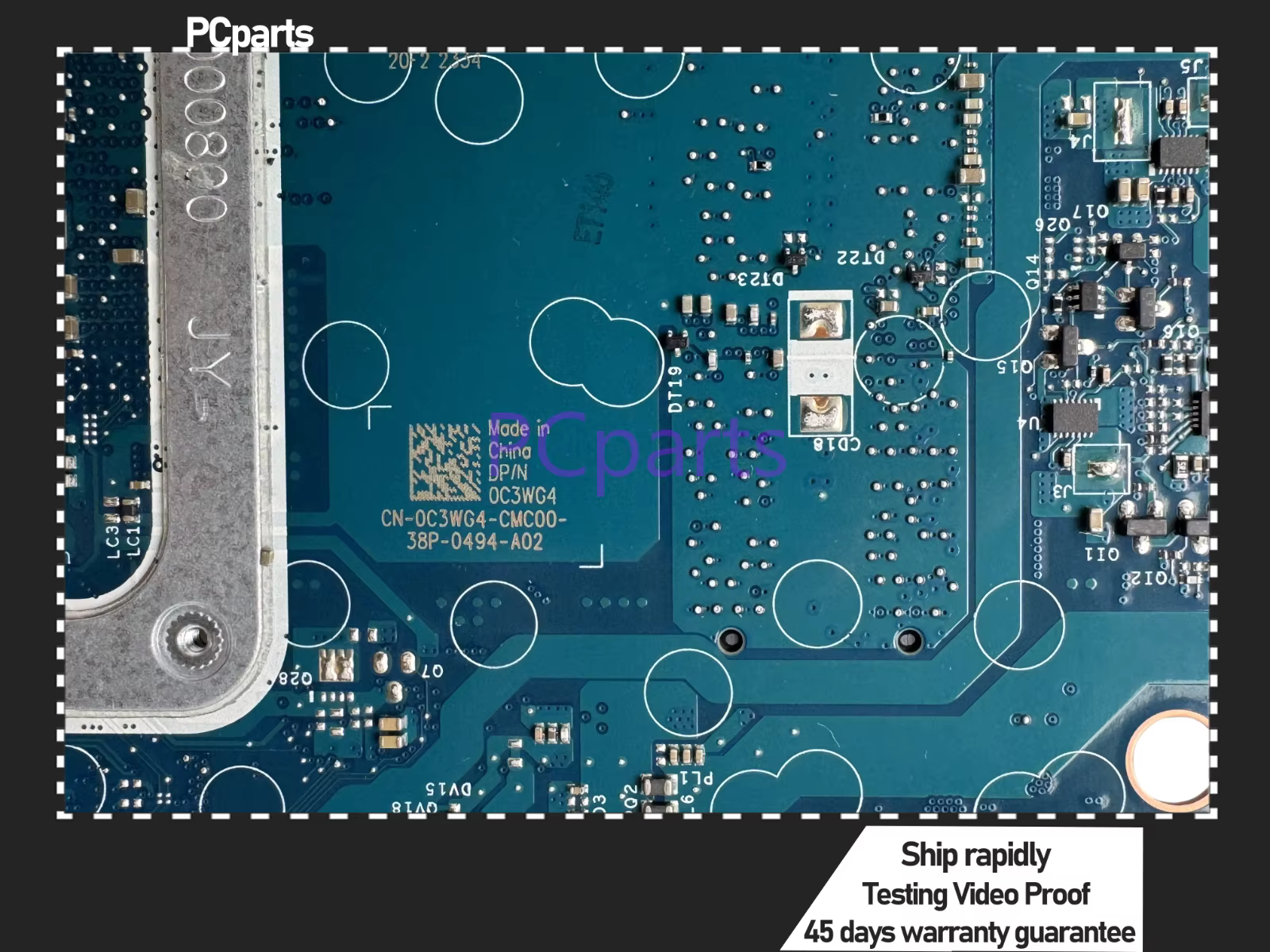 PCparts HDL5D LA-L945P pour Dell Vostro 3425 3525 carte mère d'ordinateur portable CN-0C3WG4 Ryzen5 5500U