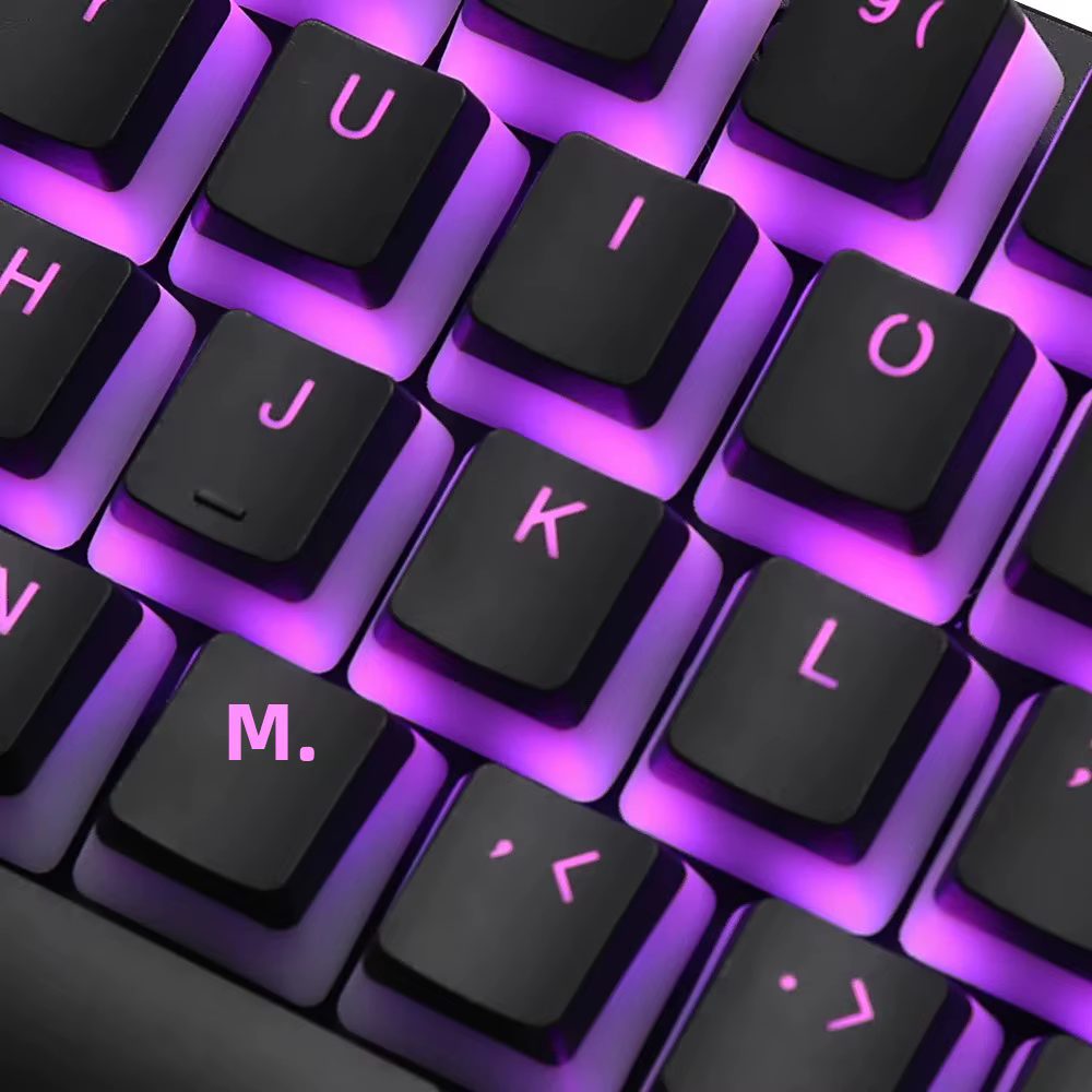 Capuchons de touches pour Corsair Razer SteelSeries Akko Keychron clavier mécanique de jeu Double injection PBT rétro-éclairé Keycap profil OEM Keyset