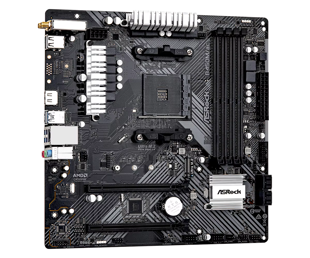 Carte mère ASRock B450 B450M