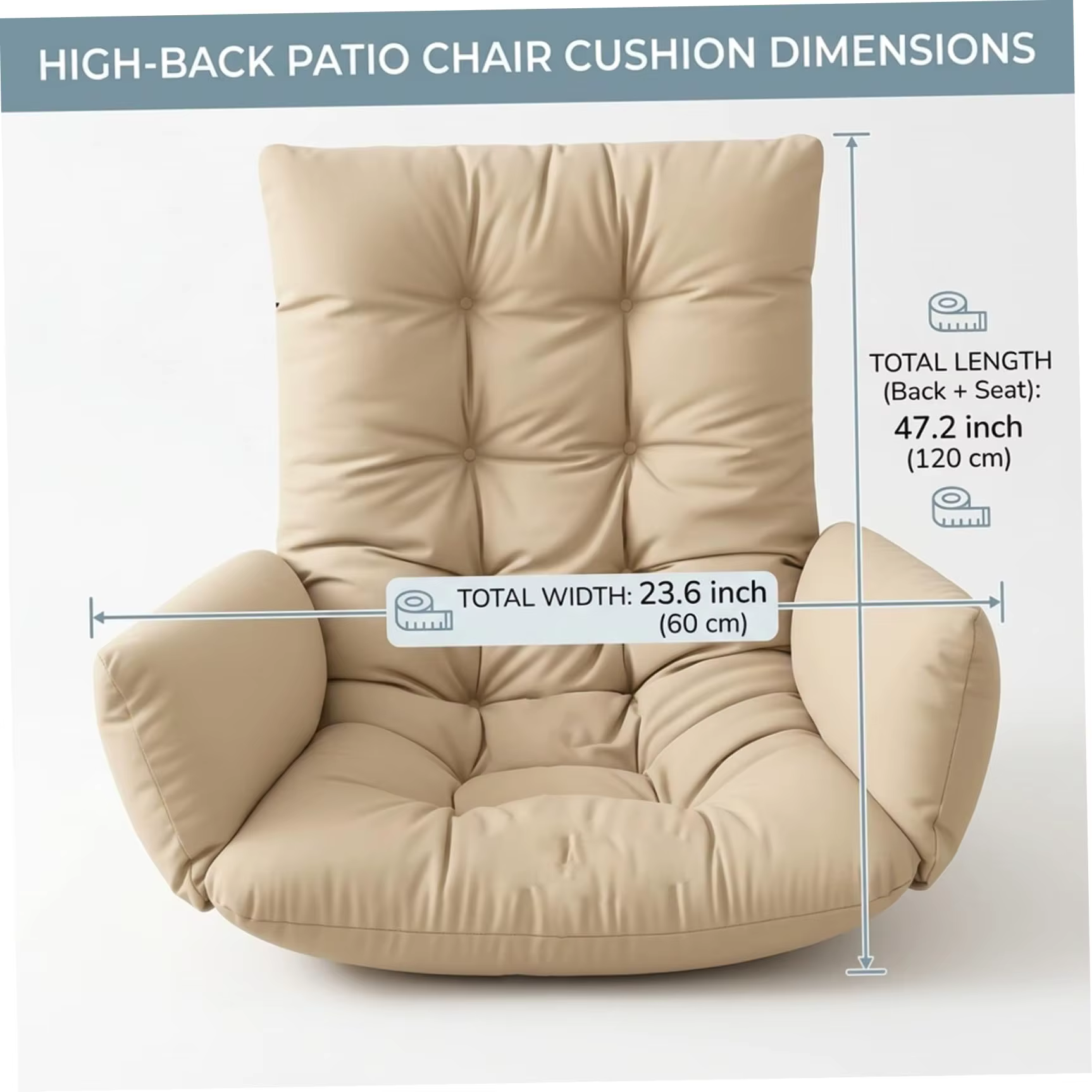 Coussin de remplacement pour fauteuil suspendu, coussins épaissis pour siège de balançoire, coussin de chaise suspendue pour intérieur/extérieur, lavable