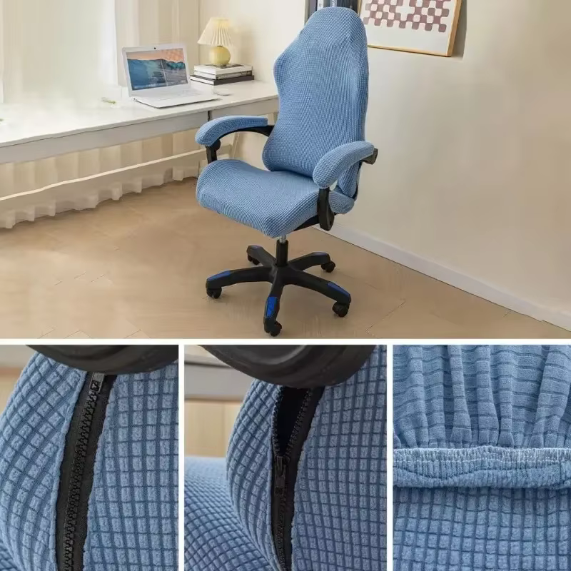 Housse de chaise de jeu universelle Simple, à la mode, pour siège de jeu d'ordinateur, accoudoir, élastique, pivotante, décoration de maison