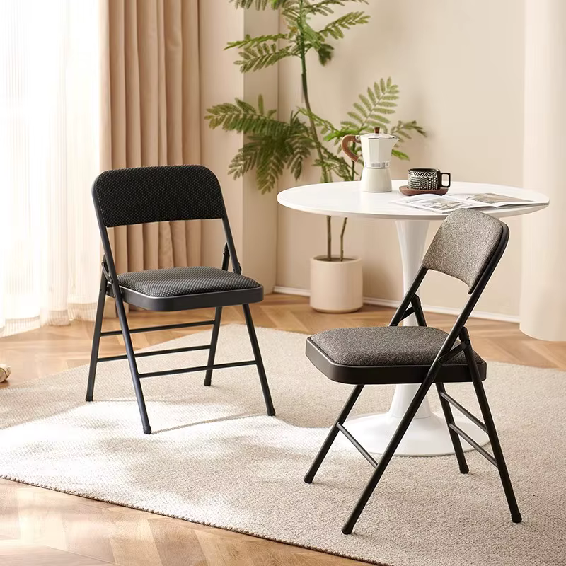 Chaise pliante en tissu maille confort en forme d'arc Offic ergonomique antibactérien et respirant en cuir microfibre