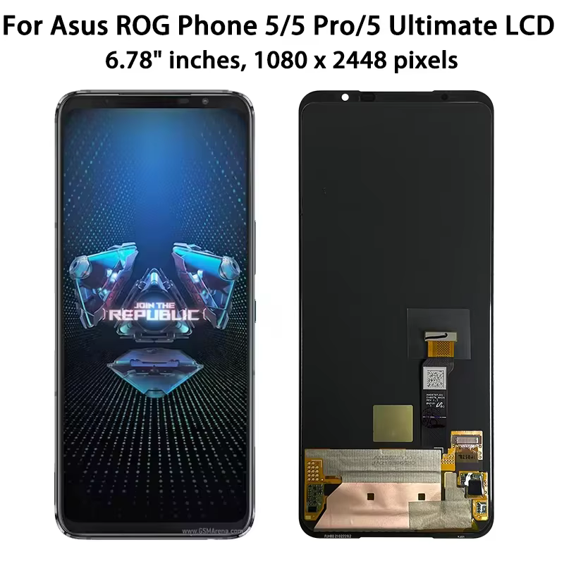AMOLED ROG série écran pour ASUS ROG téléphone 1 2 3 5 5S 5S Pro 5 Pro 6 6 Pro 7 7 Ultimate LCD
