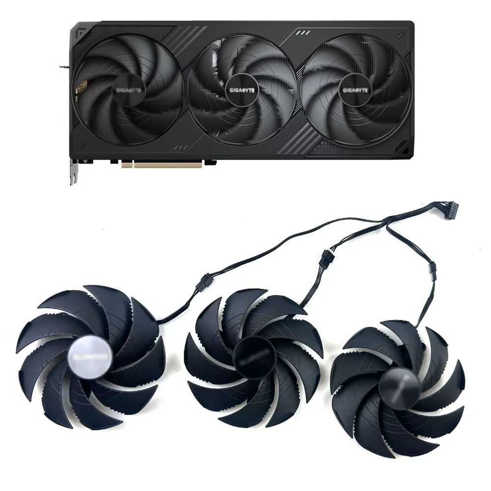 Ventilateur de carte graphique GAH3SU DC 12V pour cartes graphiques GIGABYTE RTX5090 WINDFORCE 32G