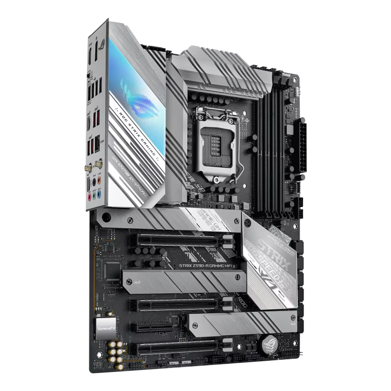 ASUS ROG STRIX Z590-A GAMING WIFI carte mère Socket LGA1200 CPU DDR4 5333 (OC) jeu de puces mémoire Z590 ATX