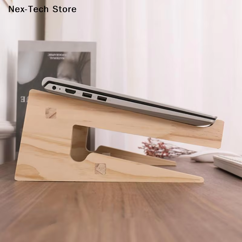 Support d'ordinateur portable en bois