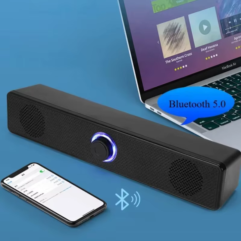 Barre de son PC filaire et Bluetooth