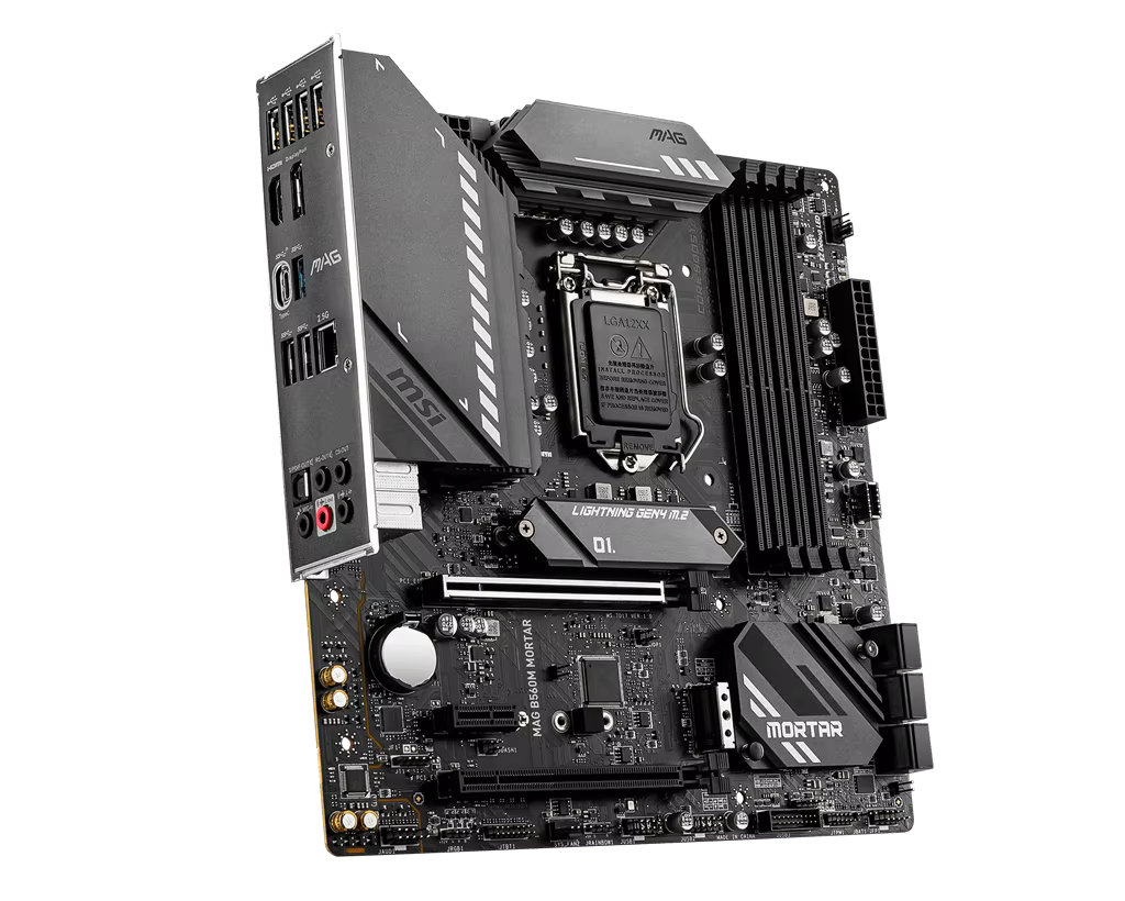 Carte mère MSI MAG B560M MORTAR LGA 1200 4×DDR4 128 Go PCI-E 4.0