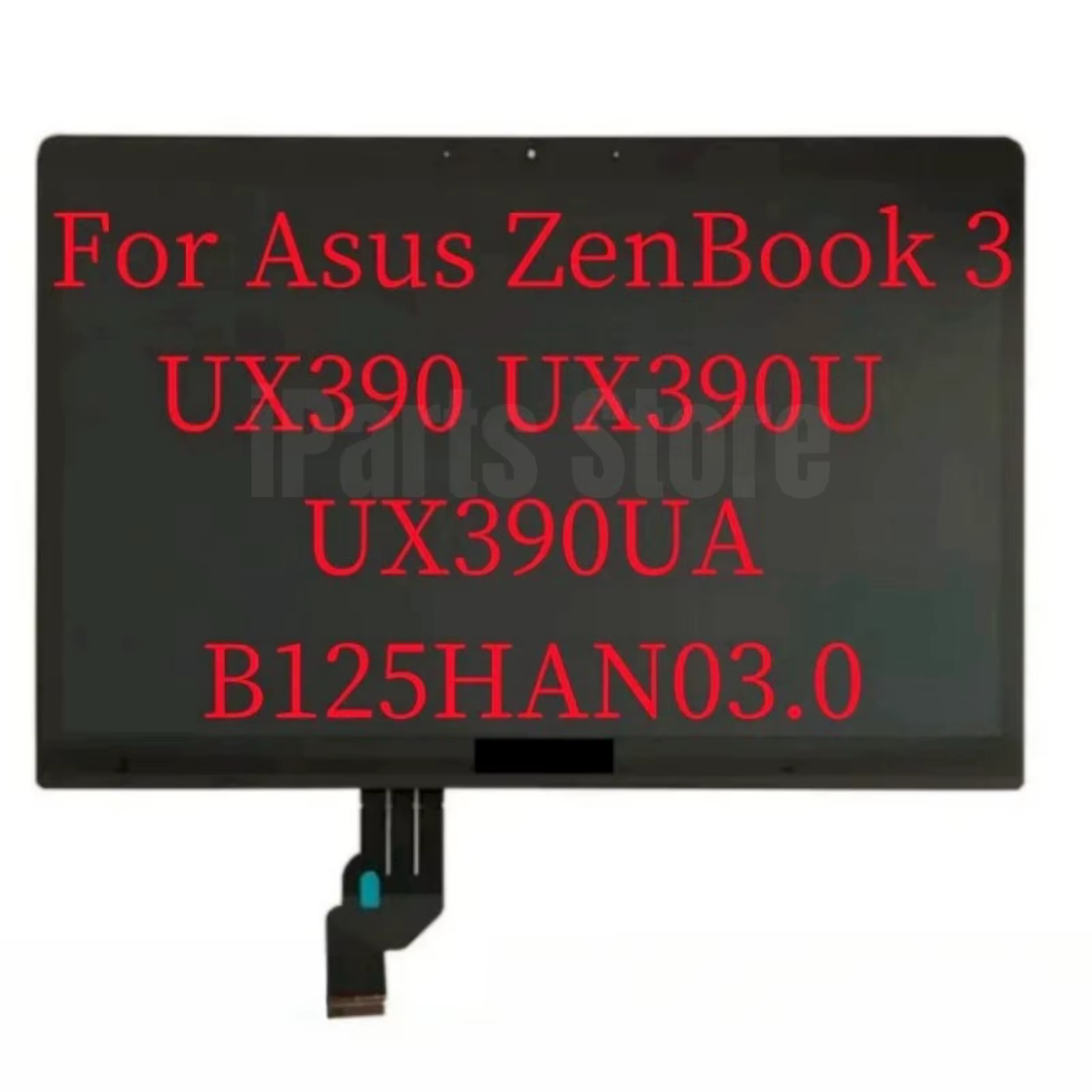 IParts remplacement nouvel écran complet pour Asus ZenBook 3 UX390 UX390U UX390UA UX390UAK B125HAN03.0 12.5 pouces