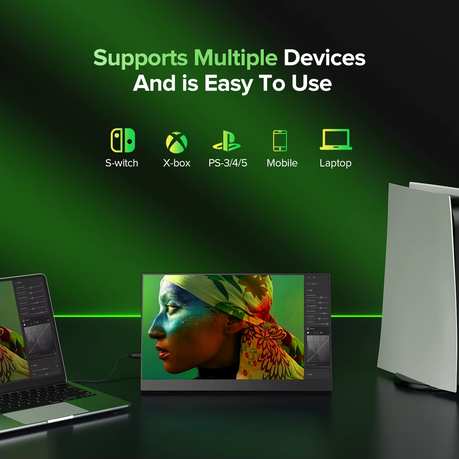 Moniteur portable de jeu UPERFECT 60hz