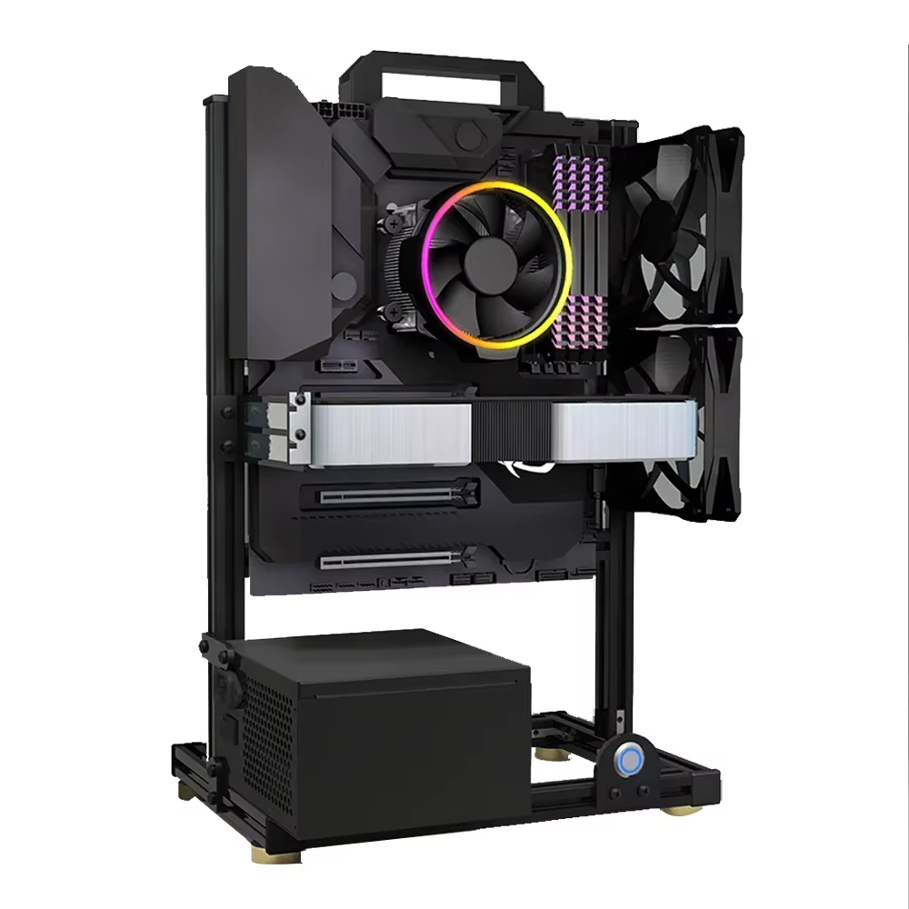 Modding-Boîtier PC ouvert EATX pour gamers