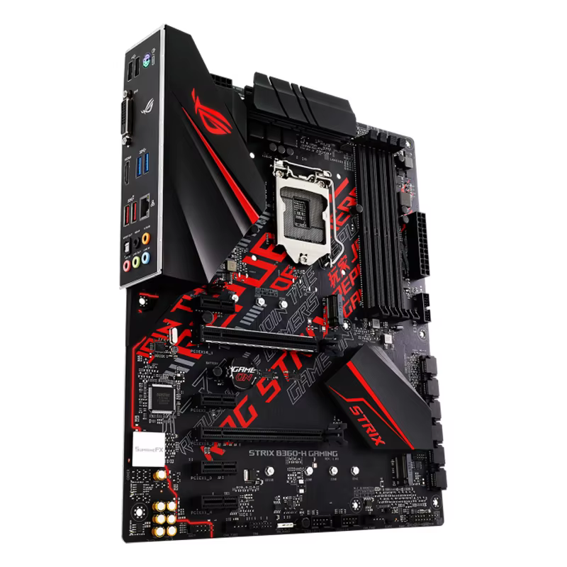 Asus-Carte mère ROG Strix B360H Gaming, Aura DiviRGB LED, DDR4, ATX