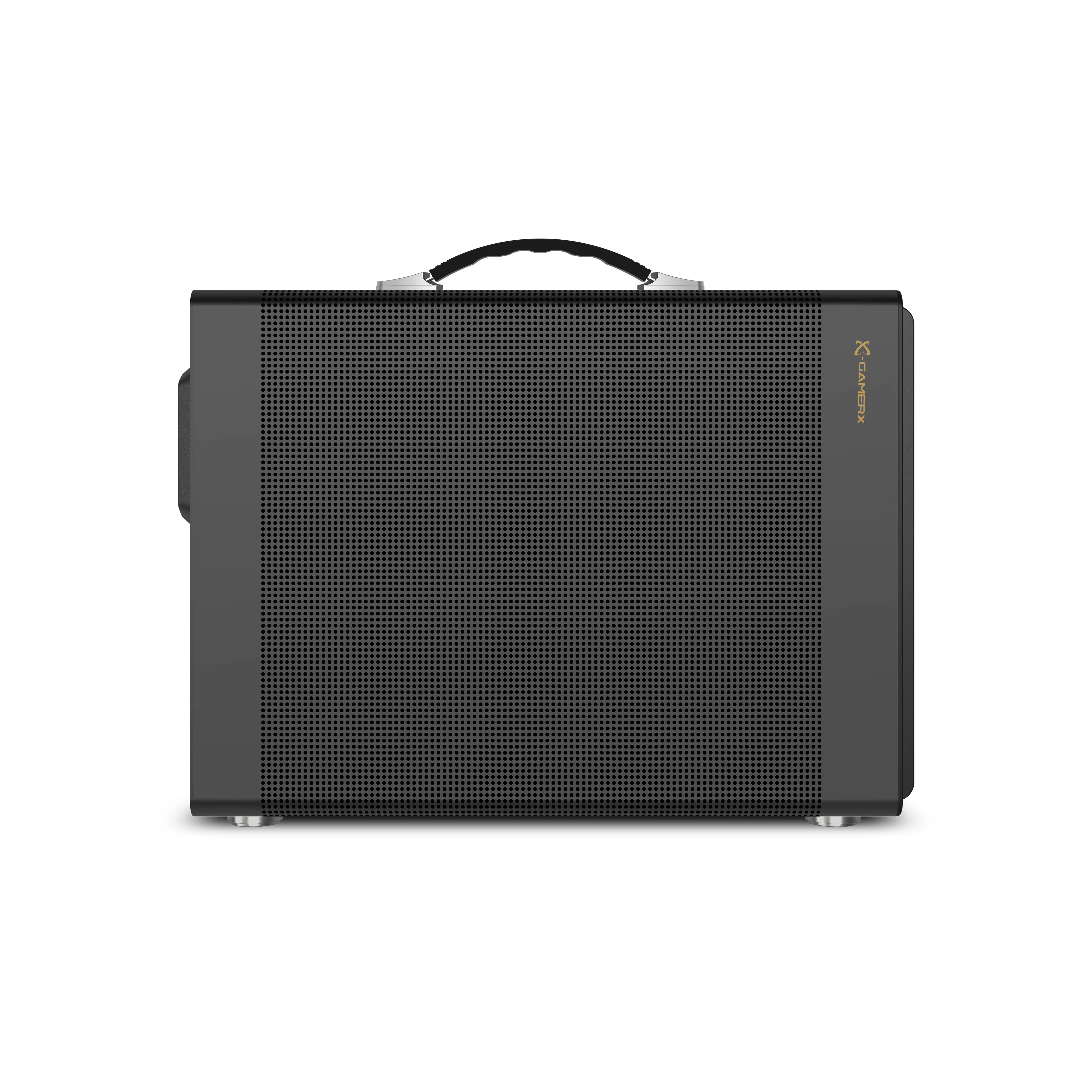 Boîtier d'ordinateur portable de bureau Power Train X-GAMERX P40 Mesh Mini PC de jeu compact MATX prêt à l'emploi