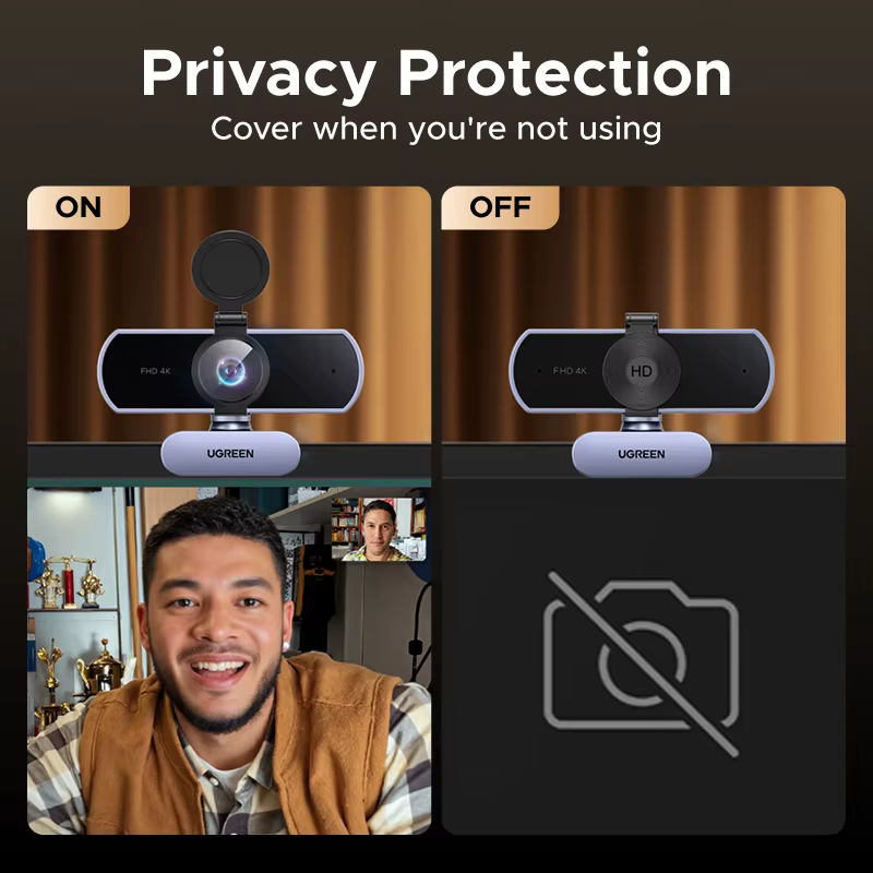 Webcam 4K FHD 1080P 8MP pour PC