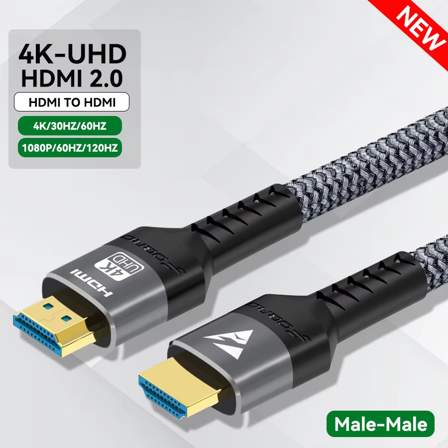 Câble HDMI, compatible 4K 60 Hz