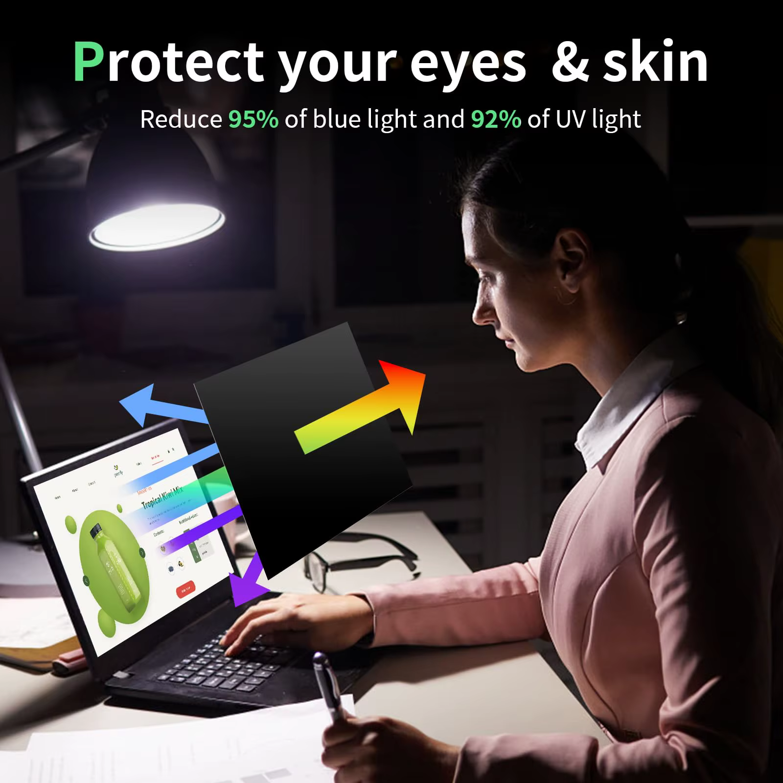 Protection d'écran anti-espion pour ordinateur portable 13