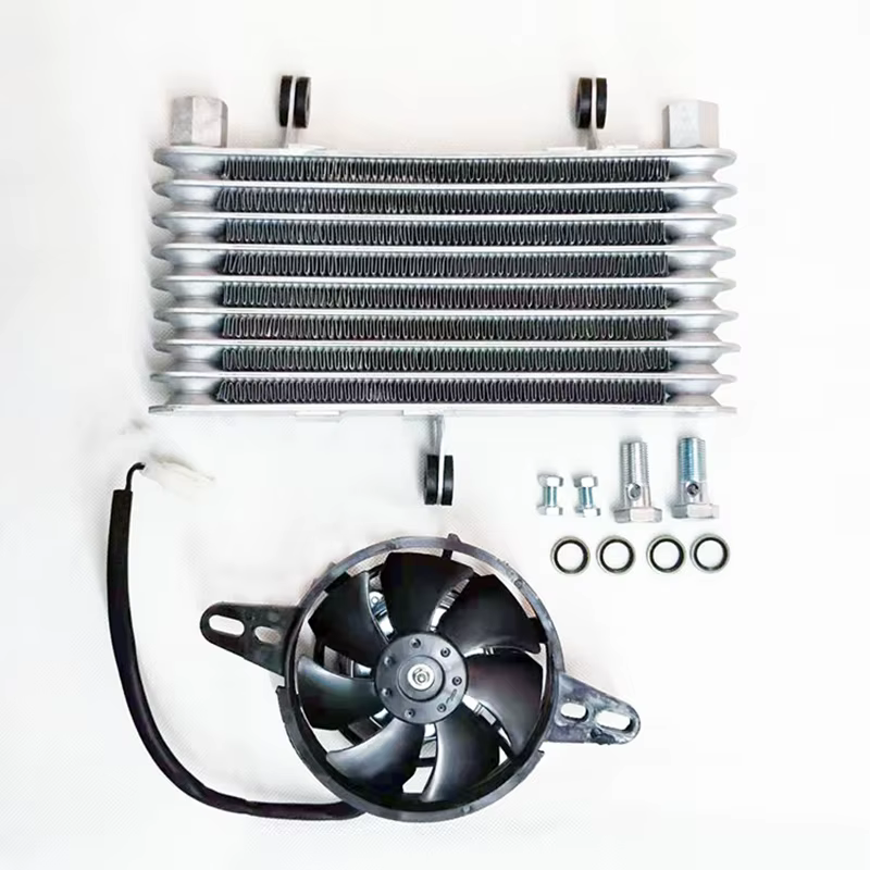 Ventilateur de refroidissement d'huile moteur de moto universel en aluminium, refroidisseur d'eau, Kit efficace de radiateur, réchauffeur de la température du moteur