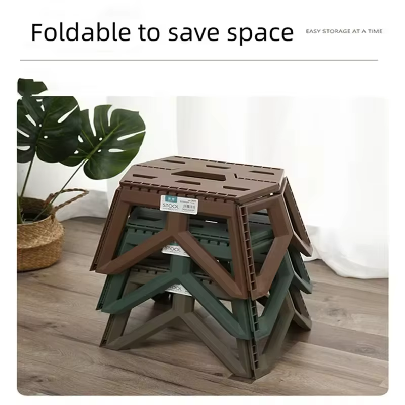 Tabouret pliant portable pour l'extérieur - Siège léger et durable pour le camping, la pêche et les activités de plage
