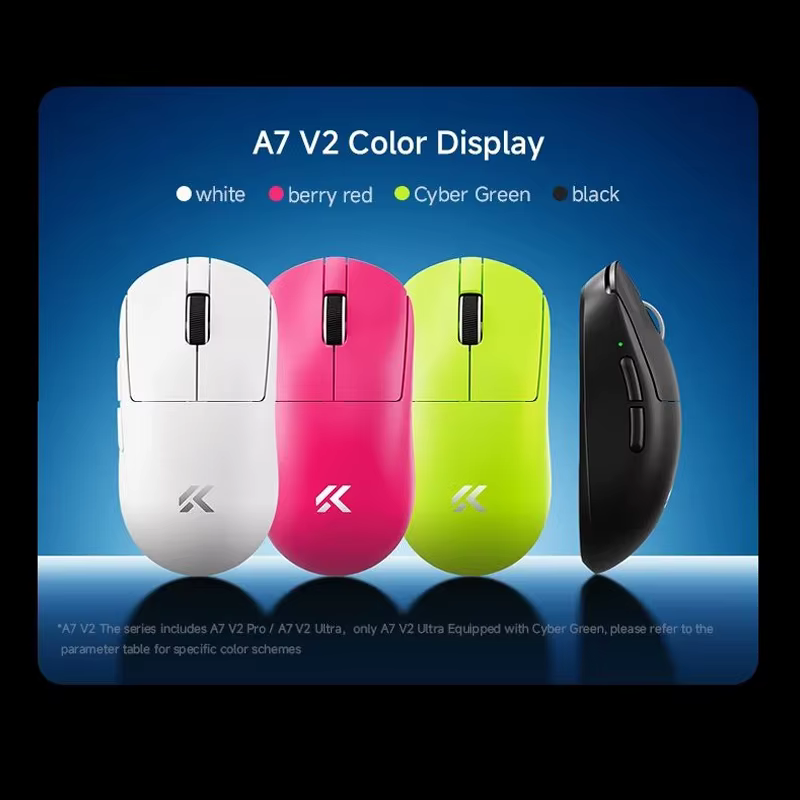 MCHOSE nouvellement mis à niveau A7 V2 Pro/Ultra souris de jeu Tri-Mode sans fil e-sports