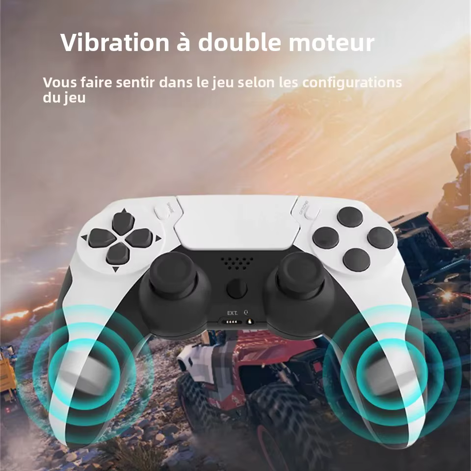 GAMINAlbanP48-Manette de jeu sans fil avec gyroscope à six axes