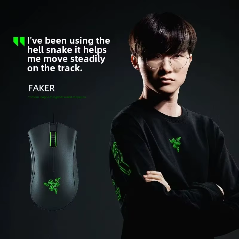 Razer Purgatory Viper édition Standard 6400DPI souris de jeu filaire marque marchandise cadeau d'anniversaire remise des diplômes en gros