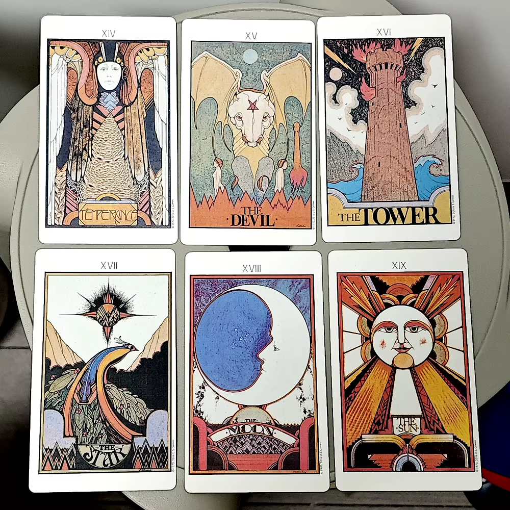 Jeu de tarot aquaire 78 cartes de tarot classiques imprimées sur papier cartonné Double gaufrage 350GSM-12*7cm