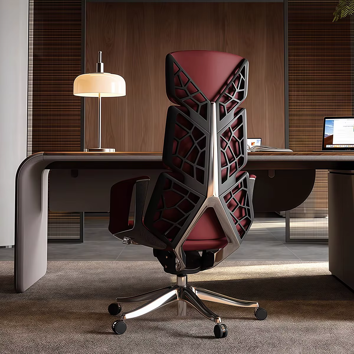 Chaise de patron de bureau ergonomique haut de gamme