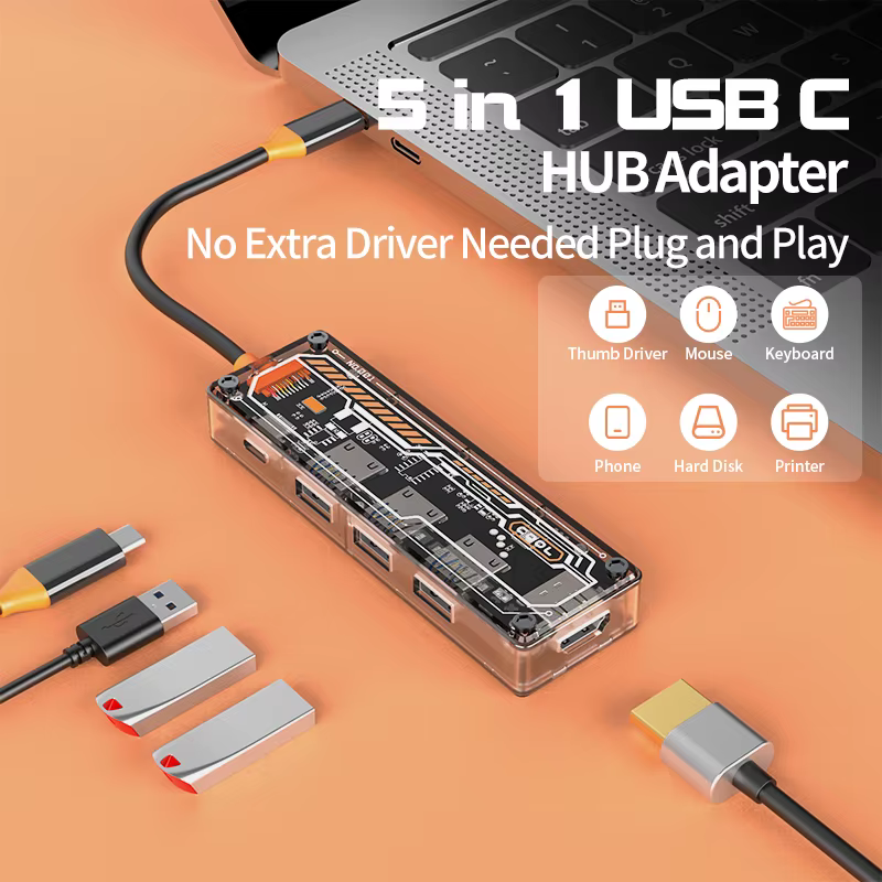 Station d'accueil USB C vers écran 4K @ 30Hz