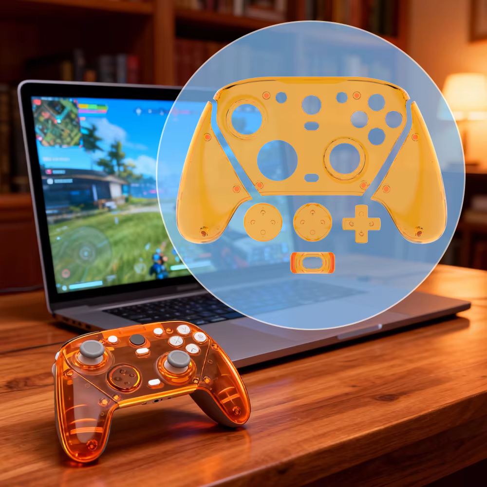 Panneau de remplacement minimaliste Transparent pour contrôleur de jeu GameSir G7 Pro