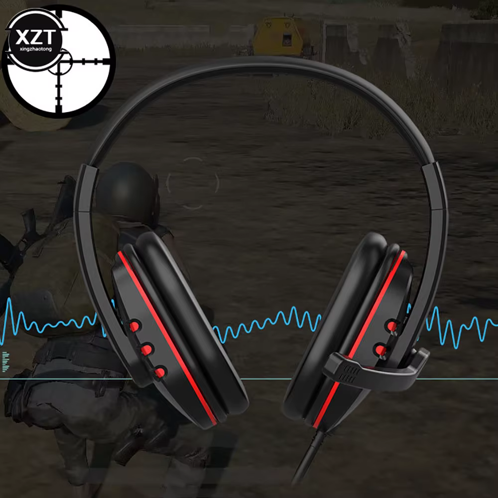 Casque de jeu filaire avec microphone