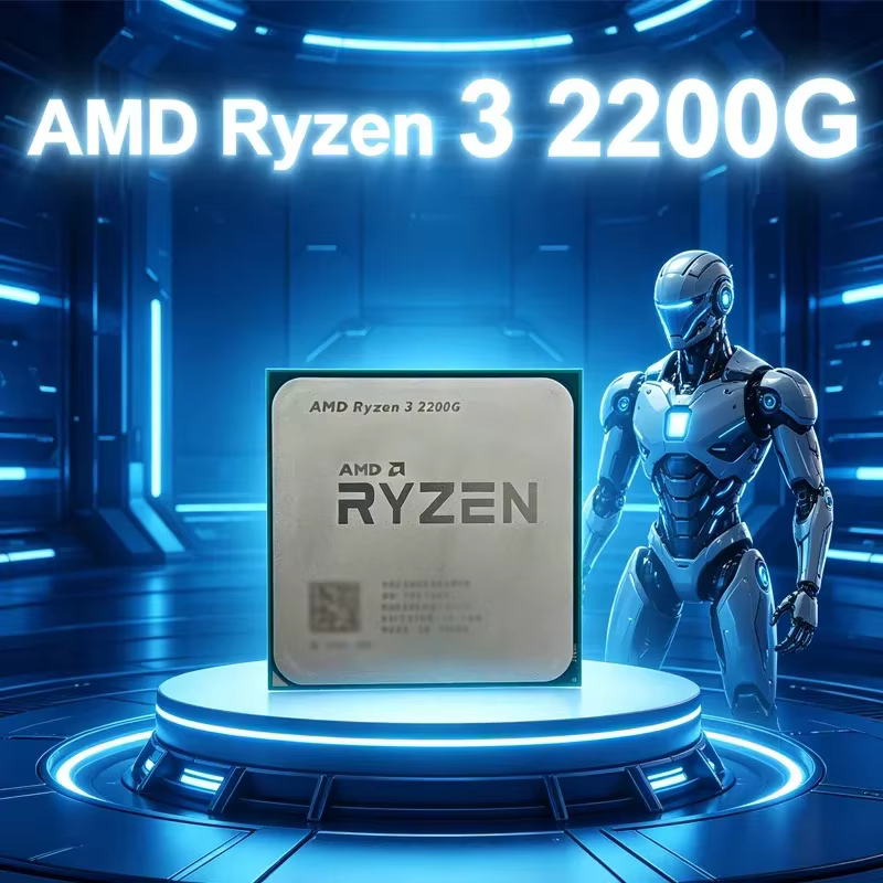 Processeur de jeu AMD Ryzen 3 2200G 4 cœurs 4 threads 3