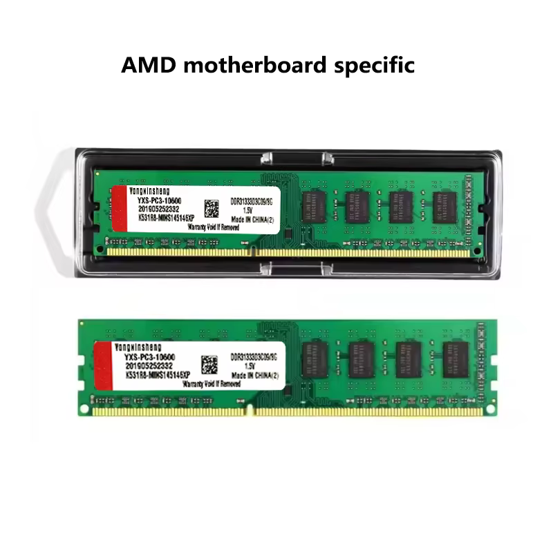 Carte mère AMD dédiée DDR3 4GB 8GB 1333 1600MHZ RAM mémoire de bureau 1.5V 240 broches CPU Intel non tampon non compatible