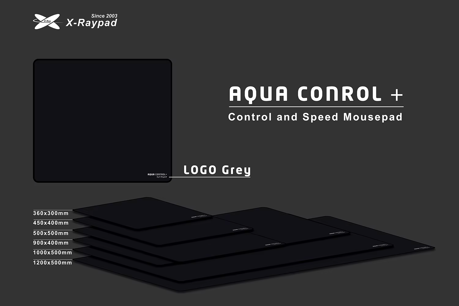 Tapis de souris de jeu X-Raypad Aqua Control+ 900x400x4mm