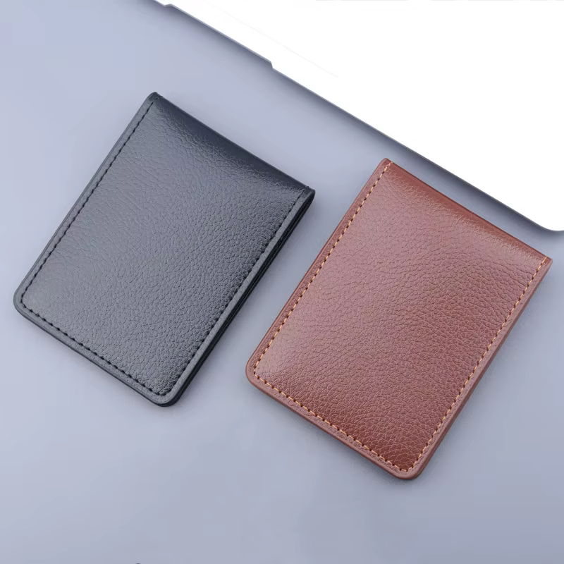 Portefeuille en cuir PU pour documents de conduite de voiture, 1, 2, 3, 4 emplacements pour cartes, planificateur de conducteur, support sur la couverture, carte d'identité professionnelle, passeport,