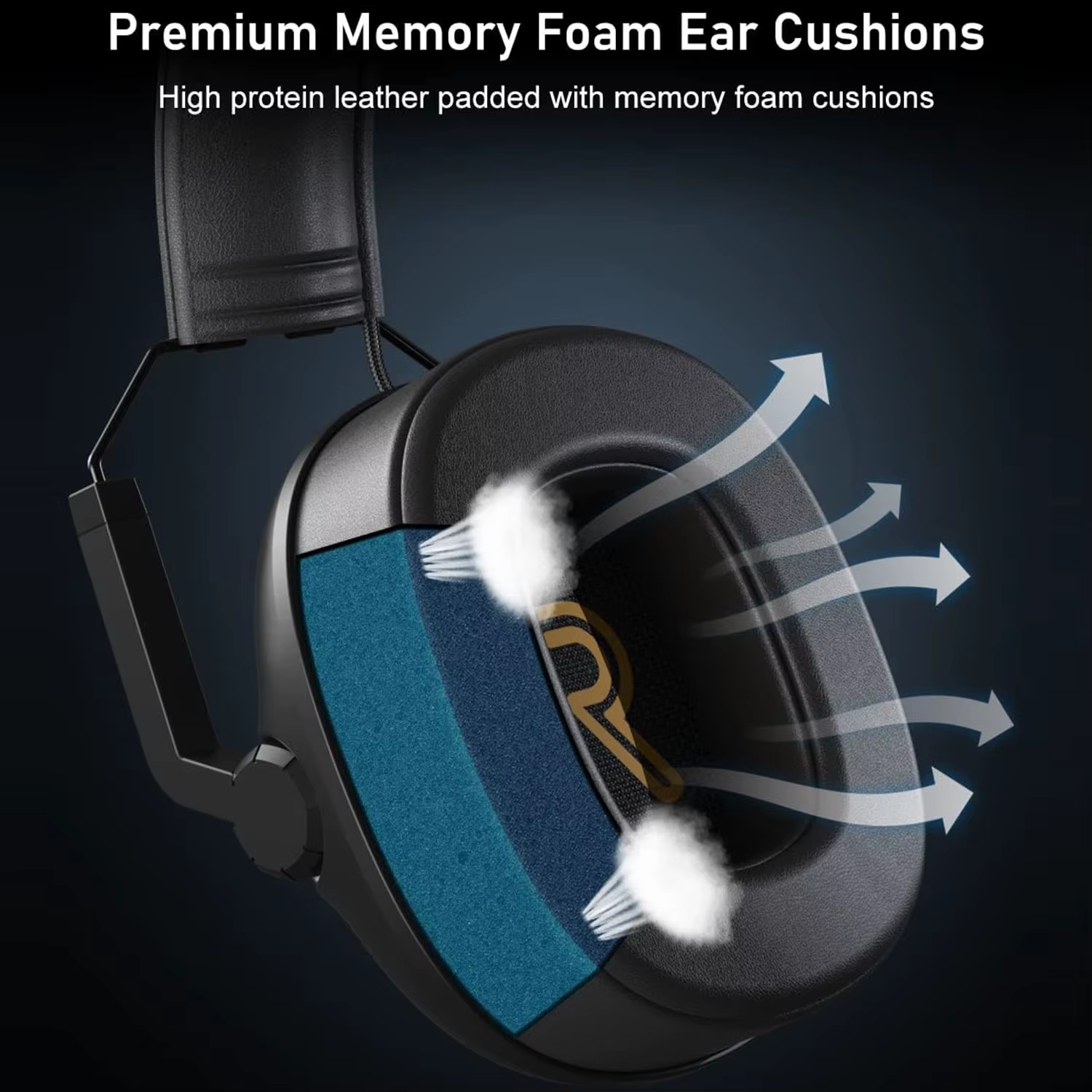 Casque de jeu filaire avec microphone pour PC