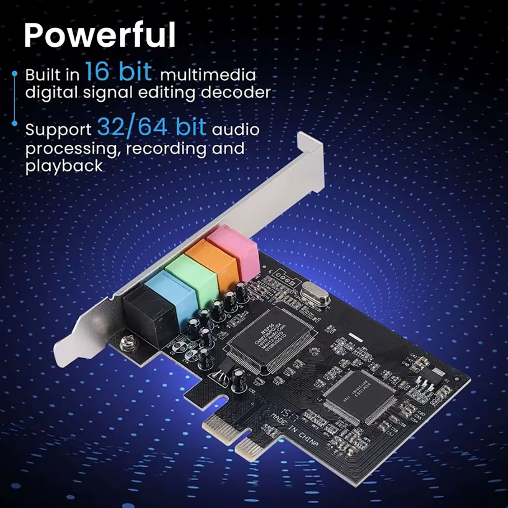 Carte son Pcie 5.1 PCI Express