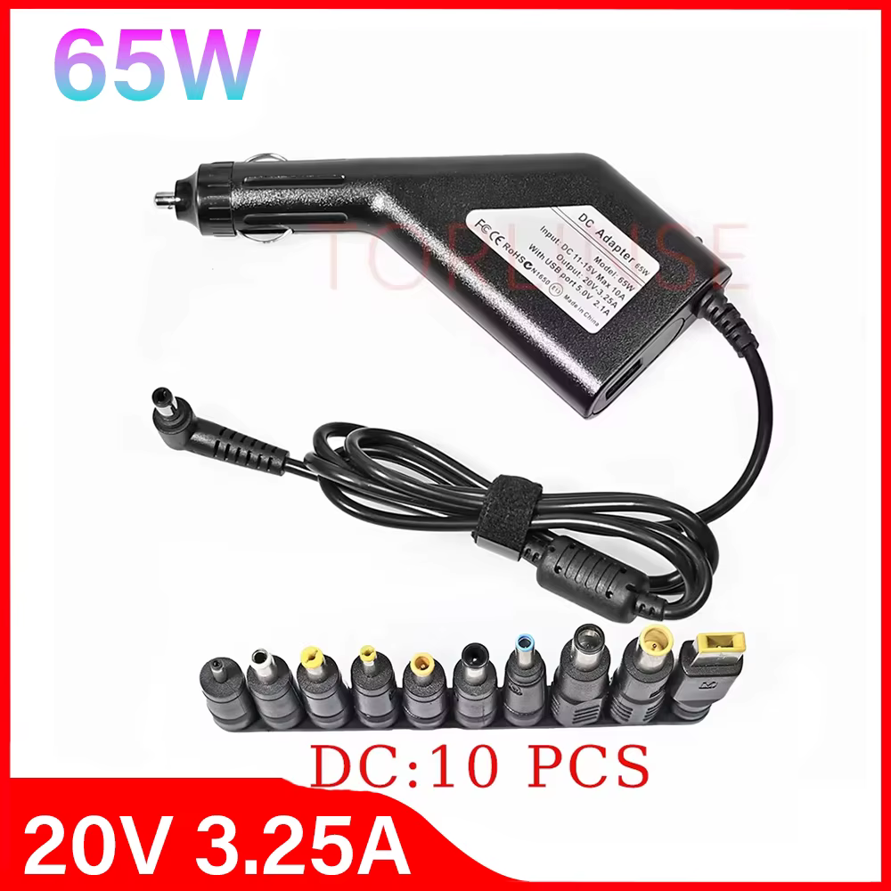 Chargeur de voiture 20V 3.25A 65W