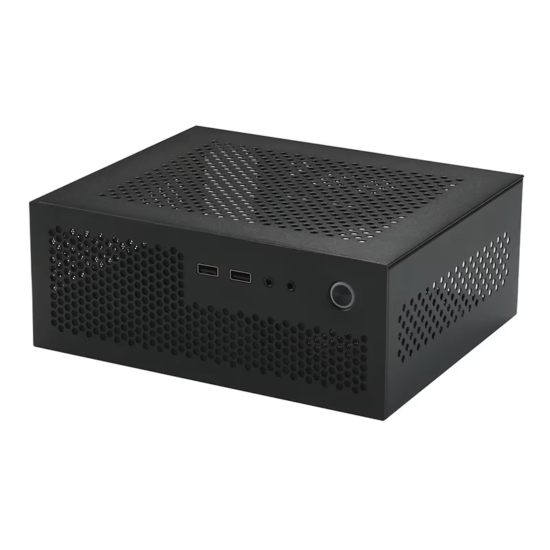 A09 3.8L ITX châssis A4 HTPC ordinateur Portable PC Support PCIe 2.5'SSD lecteur Mini IPC Flex PSU boîtier