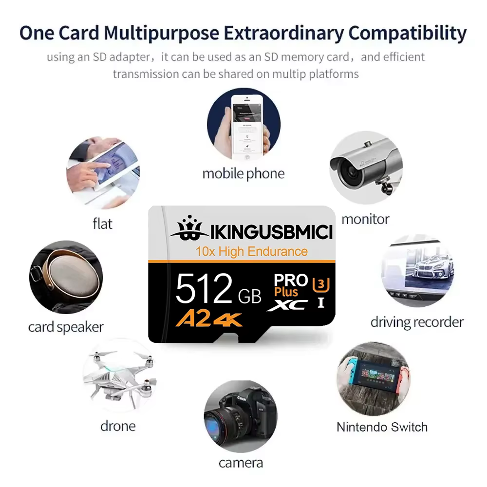 Carte Micro SD fiable, cartes SD